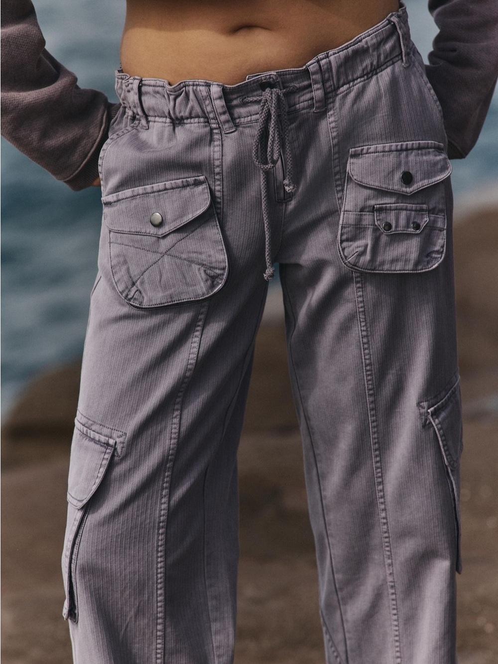 Free People Tahiti pull on Cargo Pants